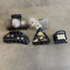 ヘアクリップ 5個セット