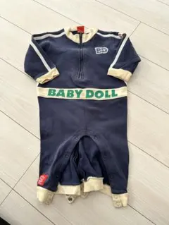 BABY DOLL ネイビー ロンパース 90