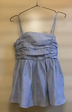 GRL フリル付きブルーグレーキャミソール