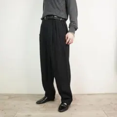 FREAK'S STORE 3タック リネンスラックス ブラック /IZ92のサムネイル