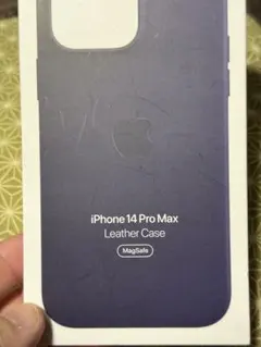 Apple iPhone 14 Pro Max レザーケース インク純正　極美品