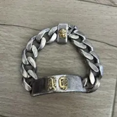 希少/美品✨ヴェルサーチ ブレスレット 大ぶり メデューサ シルバー バングル 中古・古着通販】VERSACE (ヴェルサーチ) メデューサロゴチェーン