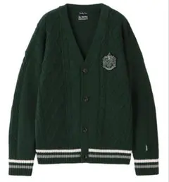 未使用タグ付き✨イーストボーイ ハリーポッター ニットカーディガン グリーン L 大きいサイズ13号～19号】 カーディガン5G〈ハリー・ポッター