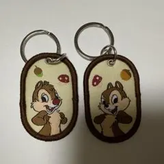 ディズニー　チップ　デール　キーホルダー