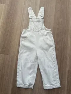 zara ザラ　オーバーオール サロペット　オフホワイト 2-3y98