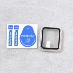 Apple Watch 保護 フレーム カバー ケース ホワイト ゴールド