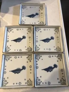 アンティーク　骨董　皿　５枚セット