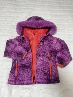 SNOZU パープル ダウンコート 3T（100cm）