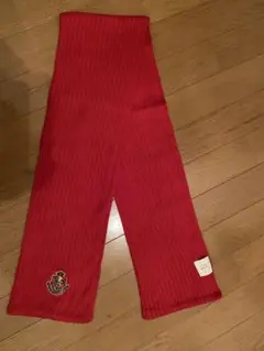 ★未使用品★名古屋グランパス赤のリブ編みマフラー