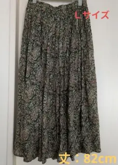 スカート Ｌサイズ　ペイズリー柄