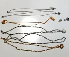 ネックレス　まとめ売り　6本　ペンダントトップ　7点セット　K18GF PTF