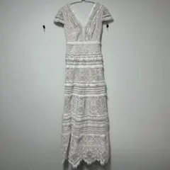 TADASHI SHOJI レース ティアード ロング ドレスのサムネイル