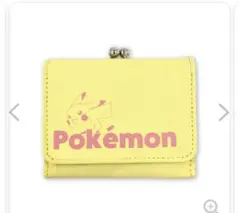 3つ折り財布　カラーロゴ　ピカチュウ