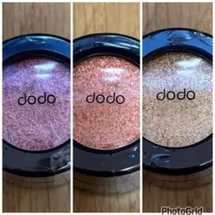 ドド dodo グリッターホリックアイシャドウ 3色セット