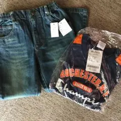 男の子まとめ売り・チャンピオン・長袖トップス130㎝・ジーパン120㎝