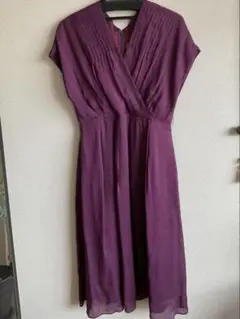 最終値下げ13,800円⇨12,300円《2回着用》シビラ　麻×絹　ワンピース