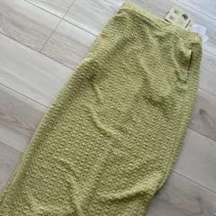 新品のタグ付き ロングスカート カジュアル シンプル レディース しまむら