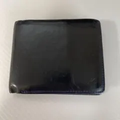 Kitanaka ネイビー　レザー 二つ折り財布のサムネイル
