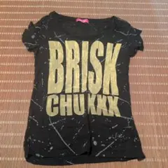 BRISK CHUXXX ブラック Tシャツ