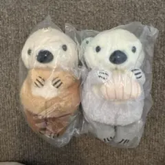 かわいい かわいい ぬいぐるみ BIG ラッコ AB 2種セット