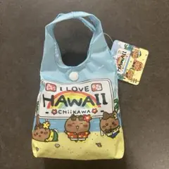 【新品】ちいかわ エコバッグ ハワイ限定 ABCストア ブルー