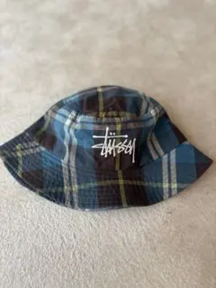 Stüssy チェック柄 バケットハット