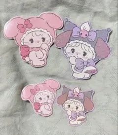 mikko illustrations サンリオコラボステッカー 4枚セット