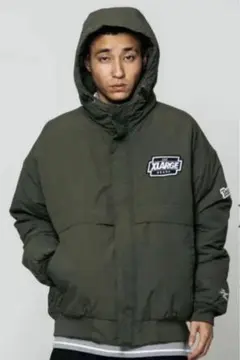 XLARGE（エクストララージ）NYLON PUFFER JACKET オリーブ