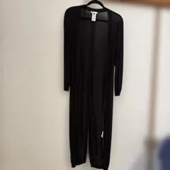 DOUBLE STANDARD CLOTHING ロングカーディガン 黒 36のサムネイル