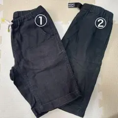 ブランシェス　他　男の子ハーフパンツ　黒　 140 150