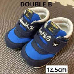 DOUBLE.Bベビーシューズ　ミキハウス×ミズノコラボ商品　12.5cm