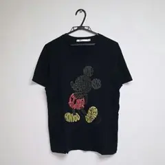 y2k、achieve好きに♪ユニクロ／ディズニーミッキーアルファベットTシャツ