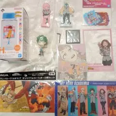 僕のヒーローアカデミア グッズまとめ売り クリアボトル フィギュア　ステッカー