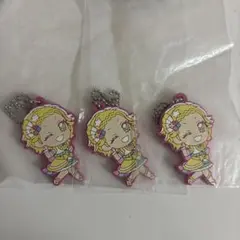アイカツ！ ガチャ 新条ひなき 3個セット ラバーストラップ