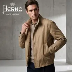 【最高級】HERNO ヘルノ シルク100% ブルゾン イタリア製 サイズ48のサムネイル