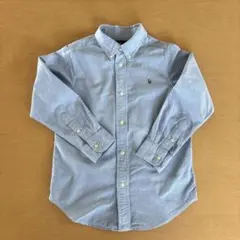 Ralph Lauren ラルフ　オックスフォードシャツ　ブルー６/ 120cm