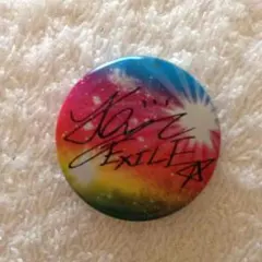 EXILE KEIJI サイン缶バッチ