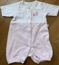 familiar ロンパース 50~60 ピンク