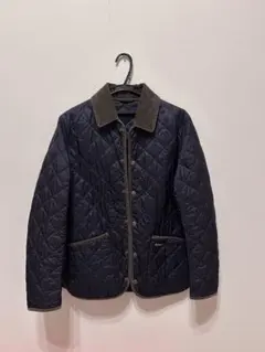 【M】barbour バブアー　キルティングジャケット 襟コーデュロイ