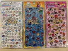 プチドロスティッカー 3枚セット あわわ ズートピア パワパフのサムネイル