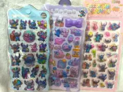 ぷっくりシール　3枚セット