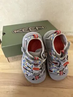 KEEN キッズサンダル グレー/マルチカラー 16cm