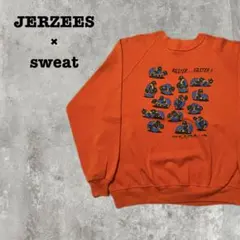 90s JERZEES スウェット 2XL オレンジ 亀SOSUA ヴィンテージのサムネイル
