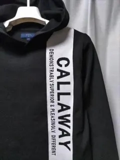 キャロウェイ　ニットパーカー　黒