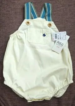 【新品タグ付き】POLO Baby アイボリー サロペット 80