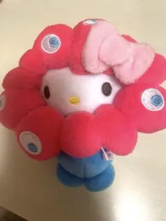 万博 サンリオ なりきりミャクミャク ぬいぐるみ Lサイズ ハローキティ