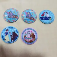 ディズニー刺繍缶バッジ 5個セット