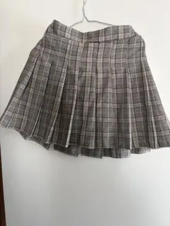 チェック柄プリーツスカート ショートパンツ付きのサムネイル