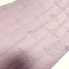 リボン　キルティング　キルト　生地　布　ハギレ　はぎれ　紫　パープル