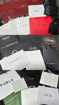 デパコス ブランドショッピングバッグ24枚セット ショッパー バラ売り可